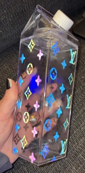 Luxury Milk Carton Water Bottle